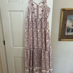 Elegant Patterned Maxi Dress